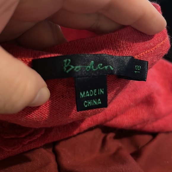 Boden wool blend flower appliqué cardigan - Picture 6 of 6